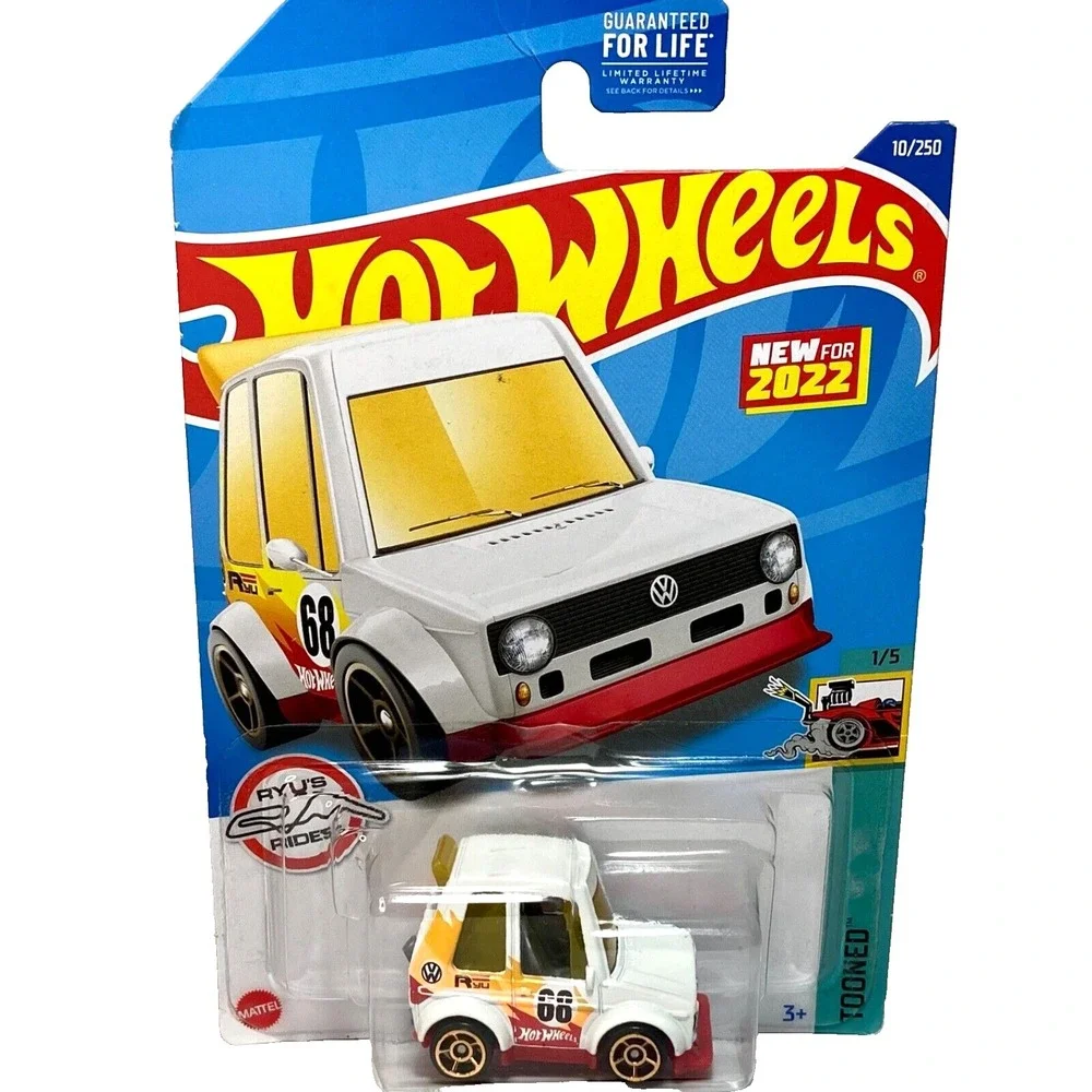 Hot Wheels Tooned Volkswagen Golf MK1 #10/250 Tooned 1/5 White 1:64 Car NIP 2022